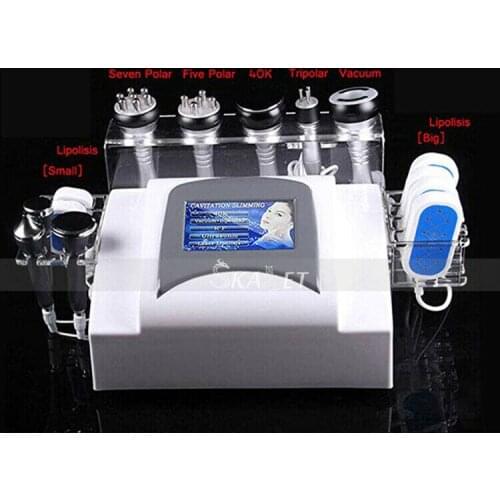 RF Facial Lifting Anti-Wrinkle Fat Removal 40K Cavitation Vacuum Slimming Massage Beauty Machine