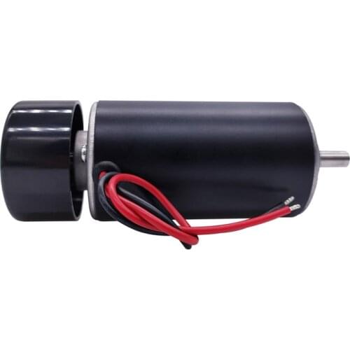 Machine Tool Spindle DC 12-48v 300W dc spindle motor brush air cool for CNC engraving machine