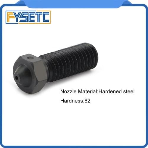 2pcs Hardened Steel Volcano Nozzles For High Temperature 3D Printing PEI PEEK Carbon Fiber Filament For E3D Volcano Hotend