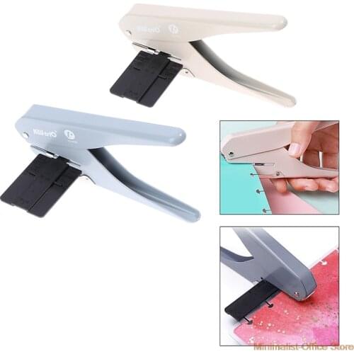 Creative Mushroom Hole Shape Punch for Happy Planner Disc Ring DIY Paper Cutter Puncher Offices Stationery