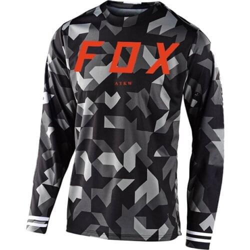 Cycling Jersey Men Fox Mtb Jersey Downhill Mountain Bike Maillot Ciclismo 2021 shirt Motocross Ropa De Deporte Ropa Long sleeve