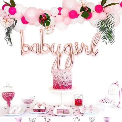 1 set Macaron Balloons Air Birthday Party Decor Kids Garland Arch Rose Gold Confetti Ballon Wedding Birthday Baloon Baby Shower