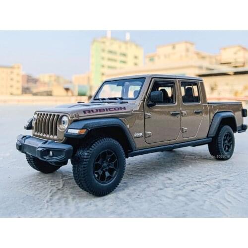 Welly 1:27 The new 2020 Jeep Gladiator pickup simulation alloy car model crafts decoration collection toy tools gift