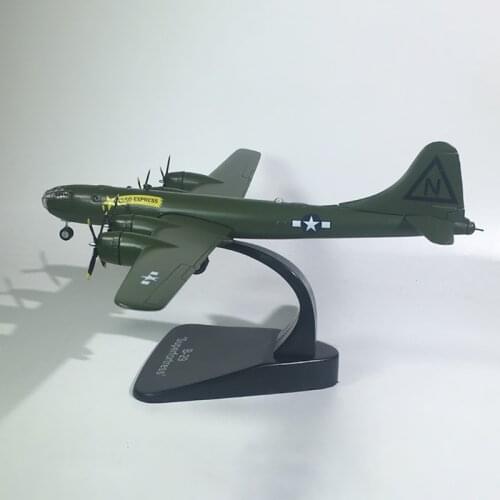 1/144 Scale B29 B-29 USA Army Heavy Bomber Diecast Metal Military Plane Aircraft Airplane Model Display Collections