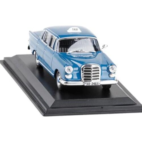 1:43 Scale Simulation Metal Alloy Classic 200D Athens 1965 cab Taxi Car Model Diecast Vehicles Toys For Collection