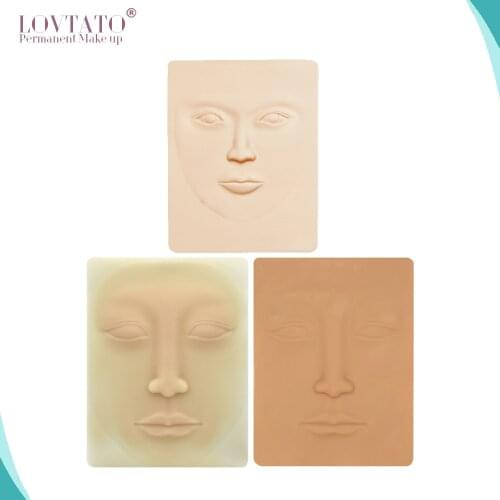 3D Face Microblading Practise Face Practicing Latex 3D Eyebrow Practise Skin Women Face AccessoriesTattoo Supplies PMU Assist
