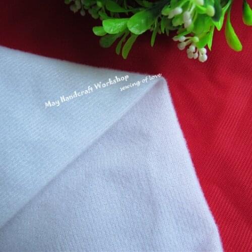 50*150cm White Bleach Solid Color Fleece Fabric Tissu Plush Cloth for Doll Pillow Sewing Velvet Fleece Tissue Half Meter 293