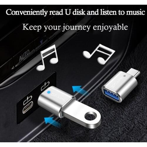 USB C OTG Adapter Fast USB 3.0 to Type C Adapter for MacbookPro Xiaomi Huawei Mini USB Adapter for ford stline
