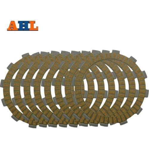 AHL Motorcycle Clutch Friction Plates Set for HONDA CR125R CR125 R 1987-1999 Clutch Lining #CP-00029