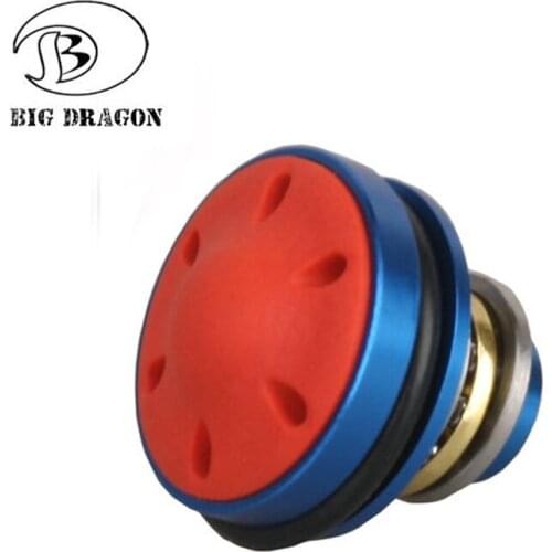 BIG DRAGON Aluminum Silent Piston Head for Tactical Airsoft Rifle AEG M4 M4A1 Hunting JINMING Toy Gun Gel Ball Accessory