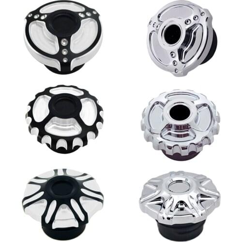 Motorcycle CNC Aluminum Decorative Oil Cap Fuel Gas Tank Cover Fits For Harley Sportster XL 48 883 1200 Touring FLHR Dyna Softai
