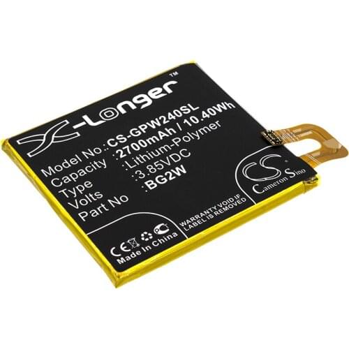 CS 2700mAh / 10.40Wh battery for Google Pixel 2 Muski, Pixel 2B 35H00272-00M, 35H00272-01M, BG2W