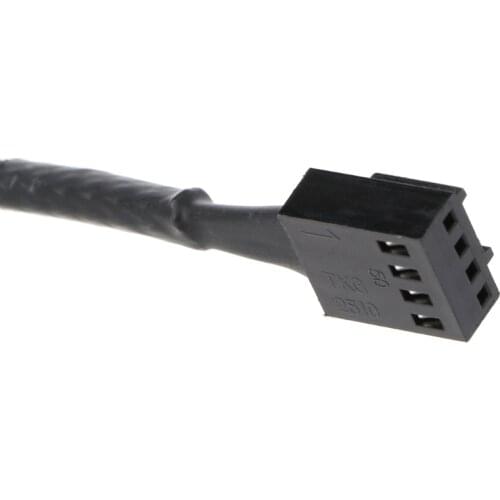1XCE 1 To 5 4-Pin Molex TX4 PWM CPU Cooling Fan Splitter Adapter Braided Power Cable