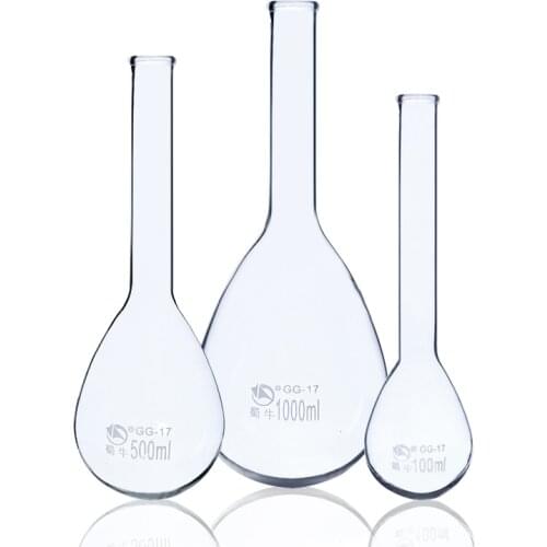 Kjeldahl Nitrogen Flask Long neck nitrogen bottle Borosilicate glass Laboratory equipment