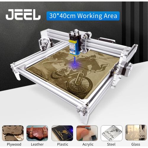 30w/40W Laser Engraving Machine Laser Router 30*40cm CNC Laser Cutter Wood Router Mini Printer Laser Engraver
