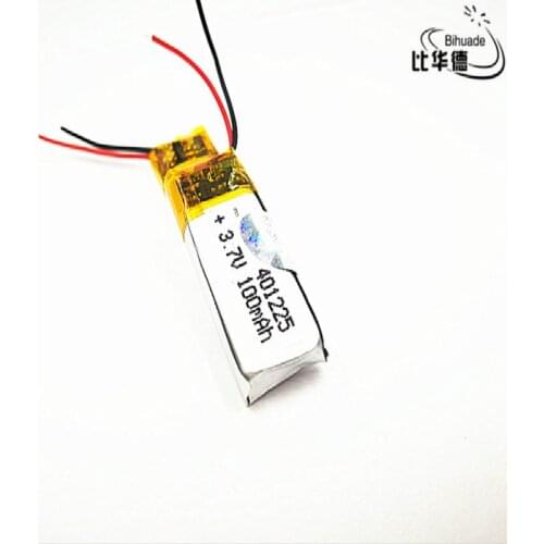 10pcs Liter energy battery Good Qulity 3.7V,100mAH,401225 Polymer lithium ion / Li-ion battery for TOY,POWER BANK,GPS,mp3,mp4