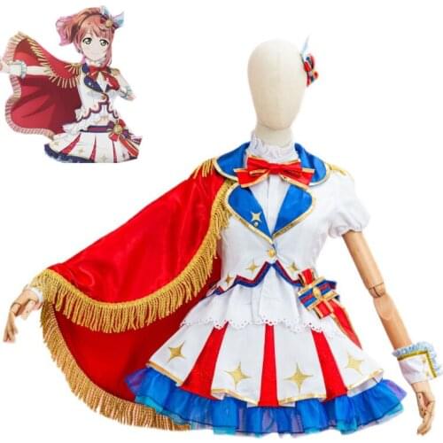 Love Live! Nijigasaki High School Just Believe Uehara Ayumu Cosplay Costumes Women Dance Dress Halloween Uniform Custom Made