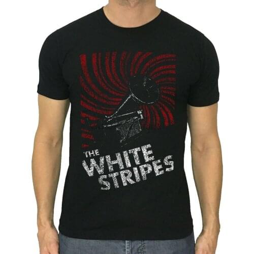 The White Stripes shirt Jack Meg White rock band retro men black size S to 5XL(1)