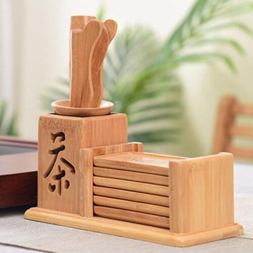 1 Set Tea Tools Set Hollow out Natural Vintage Design Tea Ceremony Setting Accessories Unique and Attractive for Home