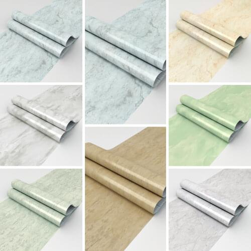 Newest Marble Stone Style Wallpaper Self-Adhesive Kitchen Cabinets Desktop PVC Waterproof Wall Sticker Furniture Renovation Film