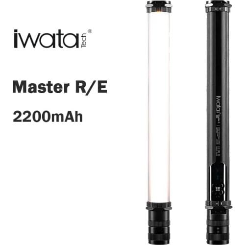 IWATA Master R E Handheld RGB Colorful Full Color ice Stick 16w LED Video Light OLED Display with 2200mAh Built-in Battery
