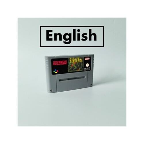 Secret of Mana - RPG Game Card EUR Version English Language Battery Save