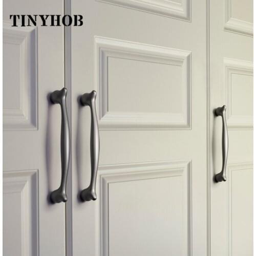 Nordic Furniture Handle Dresser Zinc Alloy Knobs Drawer Wardrobe Handles For Cabinet Kitchen Pull Cupboard Knob With Screw