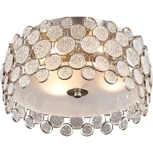 Modern Minimalist Designer Crystal Dining Room Bedroom Aisle Balcony Porch Model Room Creative Ceiling Lamp