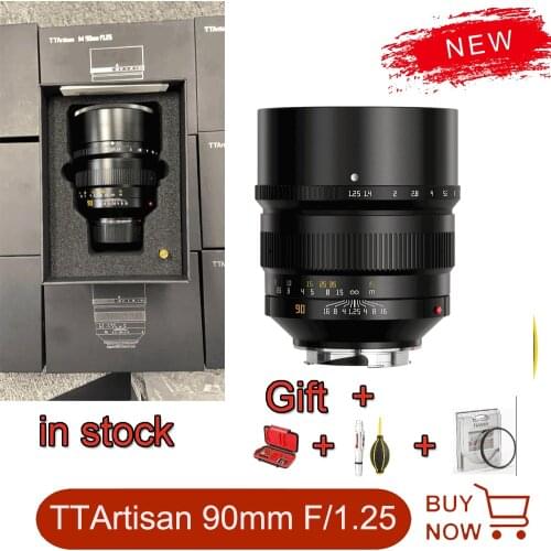 TTArtisan 90mm F1.25 Full Fame Lens Micro-single Manual Focus For Leica M-Mount Cameras Leica M-M M240 M3 M6 M7 M8 M9 M9p New