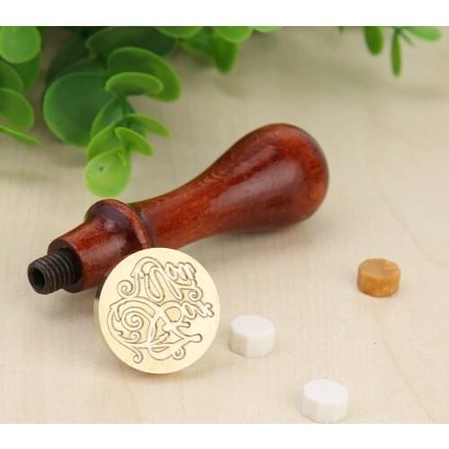 25mm Retro Letter Sealing Wax Stamp Head DIY Wedding Replace Copper Head