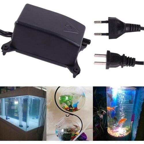 1.2L /min Aquarium Air Pump Fish Tank Mini Air Compressor Oxygen Pump Aquarium Fish Tank Oxygen Pump Ultra Low Noise