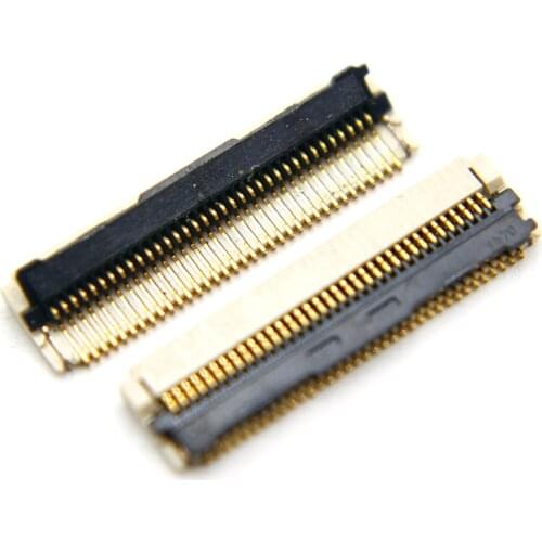 2pcs/lot LCD Display screen FPC connector socket For Samsung Galaxy Tab S 10.5 T800 T801 T805 T805C plug logic on board 70pin