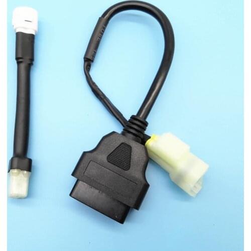 3&4 pin connector OBD II K-Line diagnostic harness electronic cable of Honda-YAMAHA motorcycle