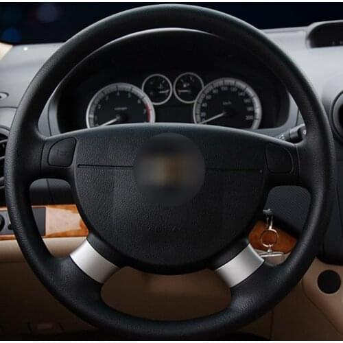 Artificial Leather Steering Wheel Cover for Chevrolet Lova 2006-2010 Chevrolet Aveo Buick Excelle Daewoo Gentra 2013-2015