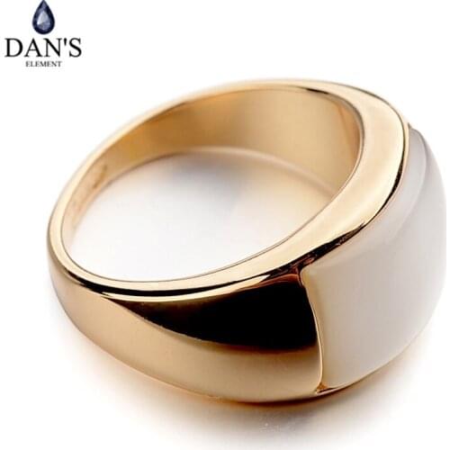 DANS ELEMENT 2Colors New Sale Dans Element Vintage Opal Rings for Women Anti Allergies Brand fashion RG95808