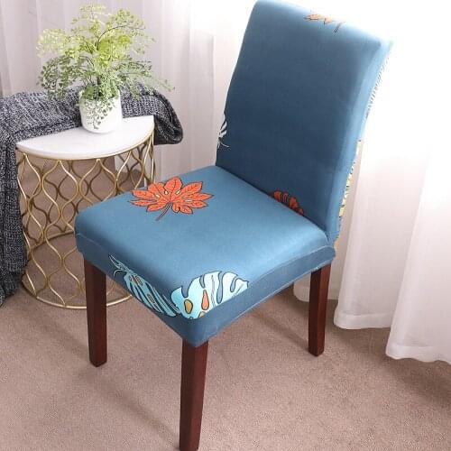 Home dining chair cover universal chair cover elastic chair cover spandex chair cover printed chair cushion for dining chair