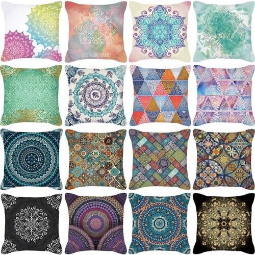 Bohemian style personalized printing pillowcase back cushion cover cushion cover pillowcase home sofa quilt cover
