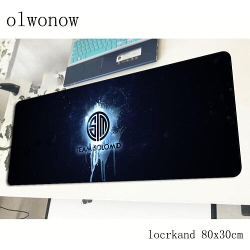 Team Solo Mid mousepad 80x30cm thick gaming mouse pad big gamer mat New arrival computer desk padmouse keyboard large play mats