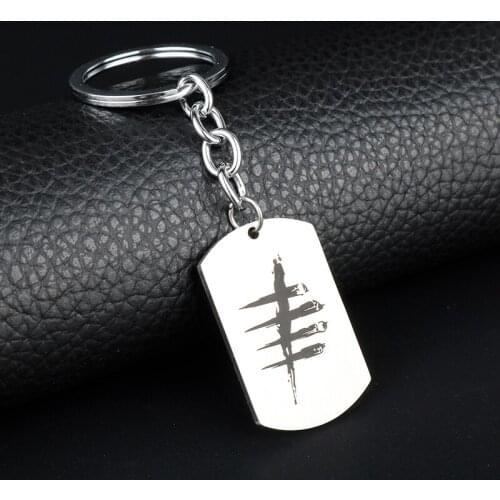 Hot Game Jewelry Dead by Daylight Keyrings&Key Chain Mens Fashion Car Keychain chaveiro
