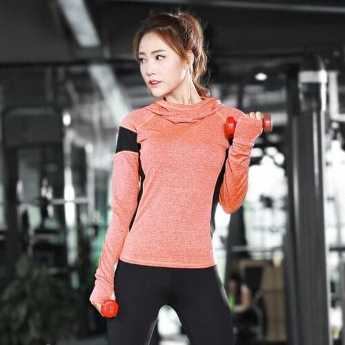 New Yoga clothing jacket tights female sports fitness running training quick-drying high-elastic long-sleeved T-shirt women