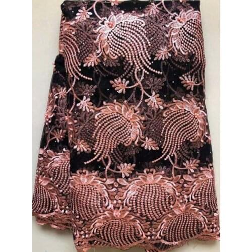 2021 Latest French Laces Fabrics High Quality Tulle African Laces Fabric For Wedding Nigerian Tulle Lace Material YLL4601