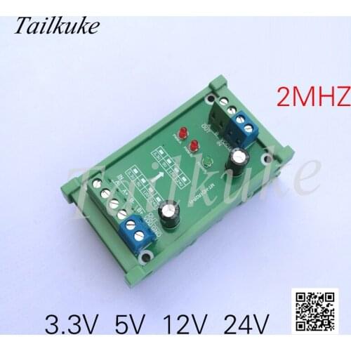 2-8 Channel TTL to HTL Encoder Signal Conversion Differential to Collector Output Compatible with NPN PNP