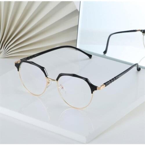 Transparent Frame Glasses Female Fashion Large Eyeglass Frames Black Rim Optical Frame Men Spectacle Myopia Nerd Glasses Frame