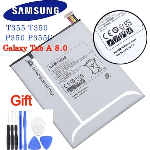 SAMSUNG Replacement Tablet Battery EB-BT355ABE For Samsung GALAXY Tab A 8.0 T355C GALAXY Tab5 SM-T355 T350 SM-P350 P355C 4200mAh