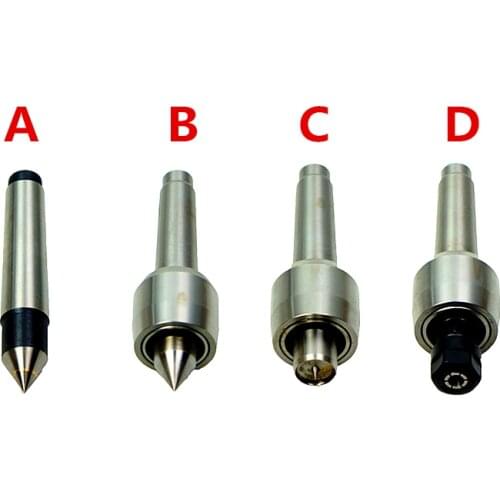 Light duty live center CNC rotary axis tailstock Cutter Lathe Tool MT2 Morse Taper For Metal Wood Lathe Turning