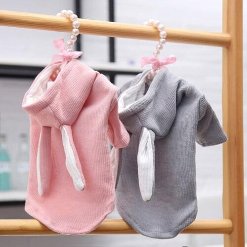 Spring Summer Pet Hoodie Clothes Cute Fashion Pet Costume For Small Medium Cats Dogs Hooded Sweatshirt Coat Clothing