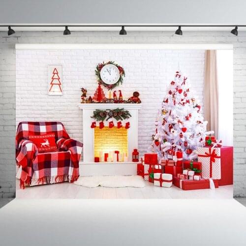 Photography Background Vinyl and Polyester Background Computer Printed Christmas Backdrops for Photo Studio Photocall