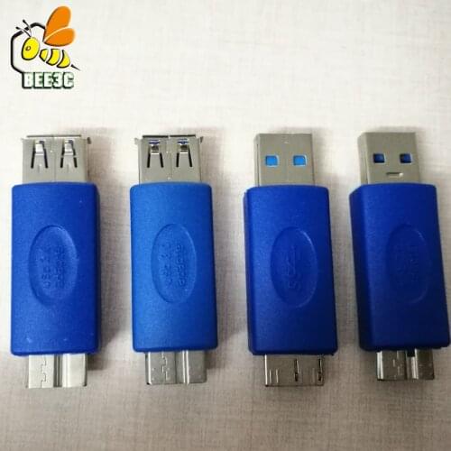 High-speed Standard USB 3.0 Type A Female / Male to Micro B Male Connector Converter Adapter note3 OTG Hard Disk Adapter 500 pcs