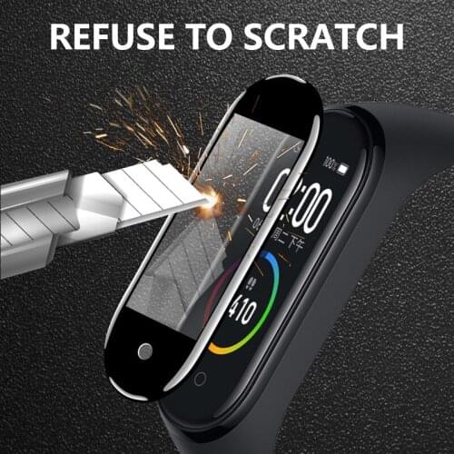 Protective Film For XiaoMi Mi Band 3 NFC Smart protector Mi Band 4 glass (Non-Tempered glass) Explosion-proof/scratch prevention