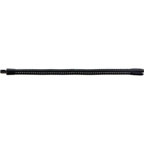 Iron Threaded Microphone Gooseneck Bendable Mic Neck Black 30Cm Microphone Replacement Accessory
